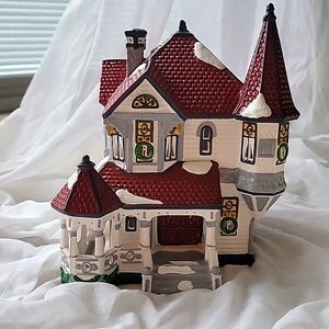 Dept 56 Queen Anne Victorian Original Snow Village Christmas  1990 vintage